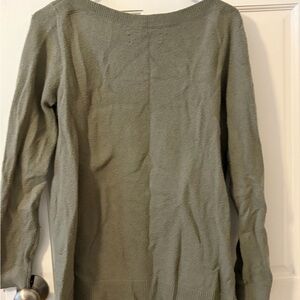 LOFT Olive Crew Neck Sweater